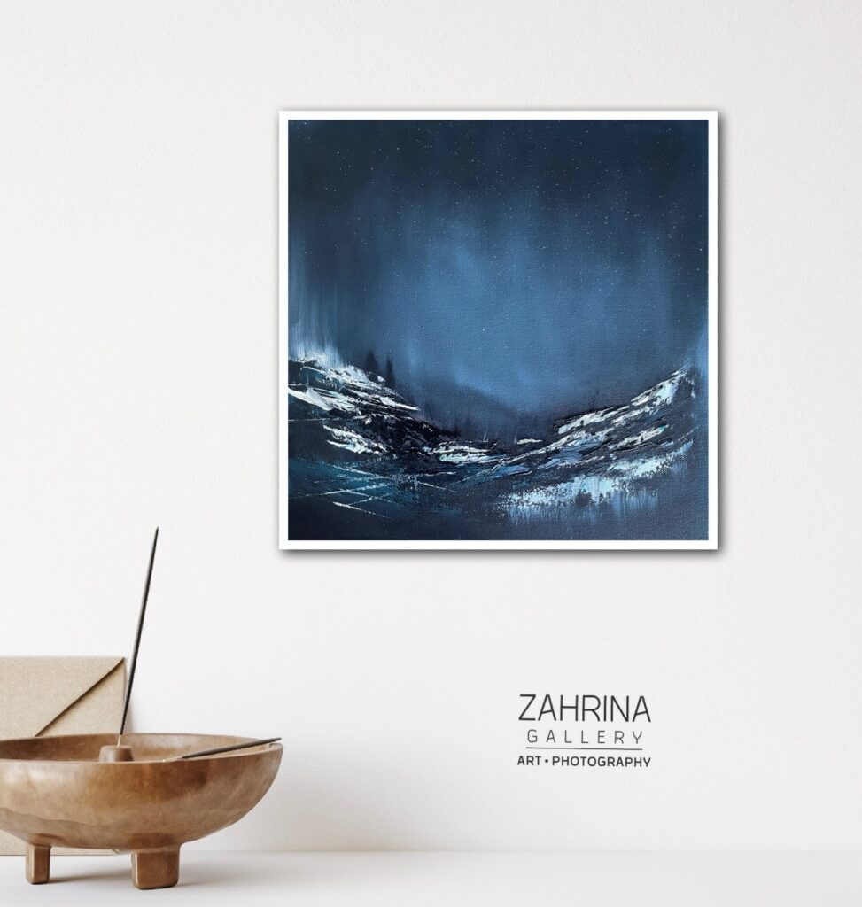 Meditative Lightscape oil painting